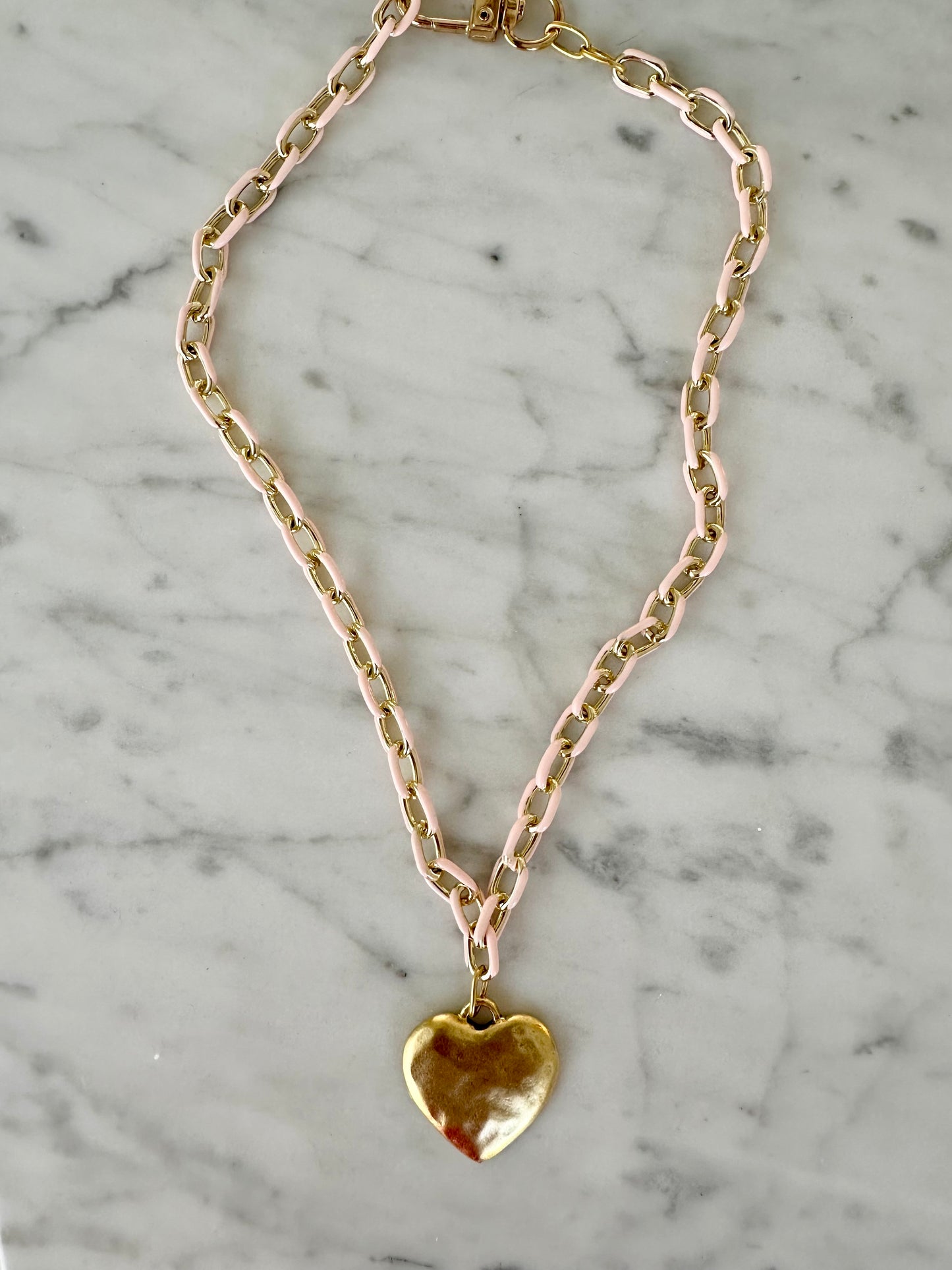 Layla Heart charm necklace