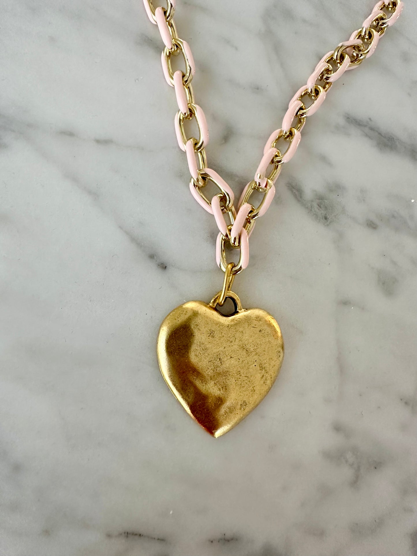 Layla Heart charm necklace
