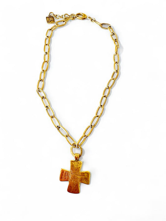 Chunky Cross necklace