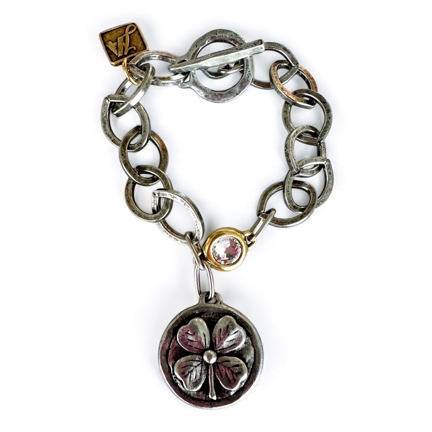 Good Luck Charm| antiqued silver