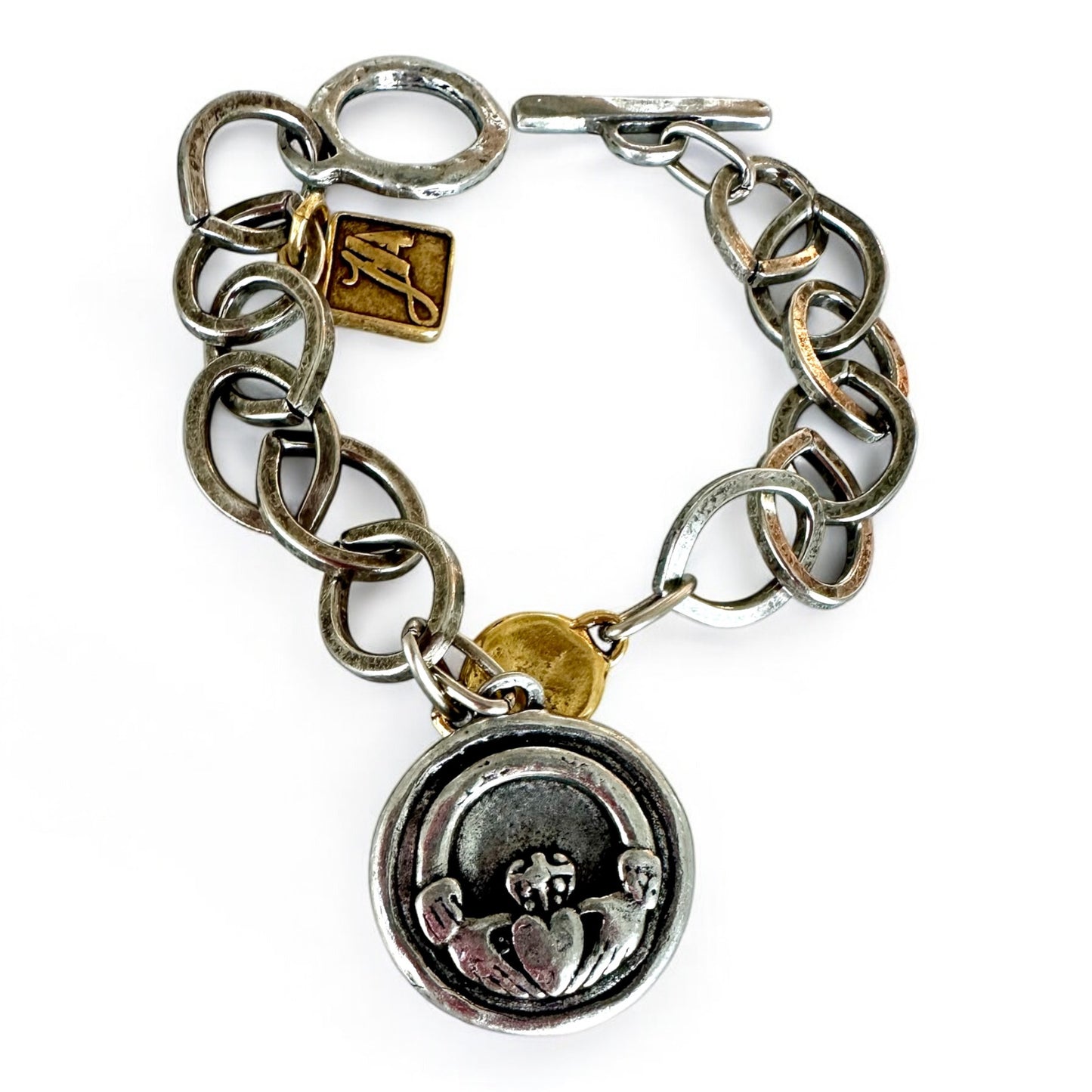 Good Luck Charm| antiqued silver