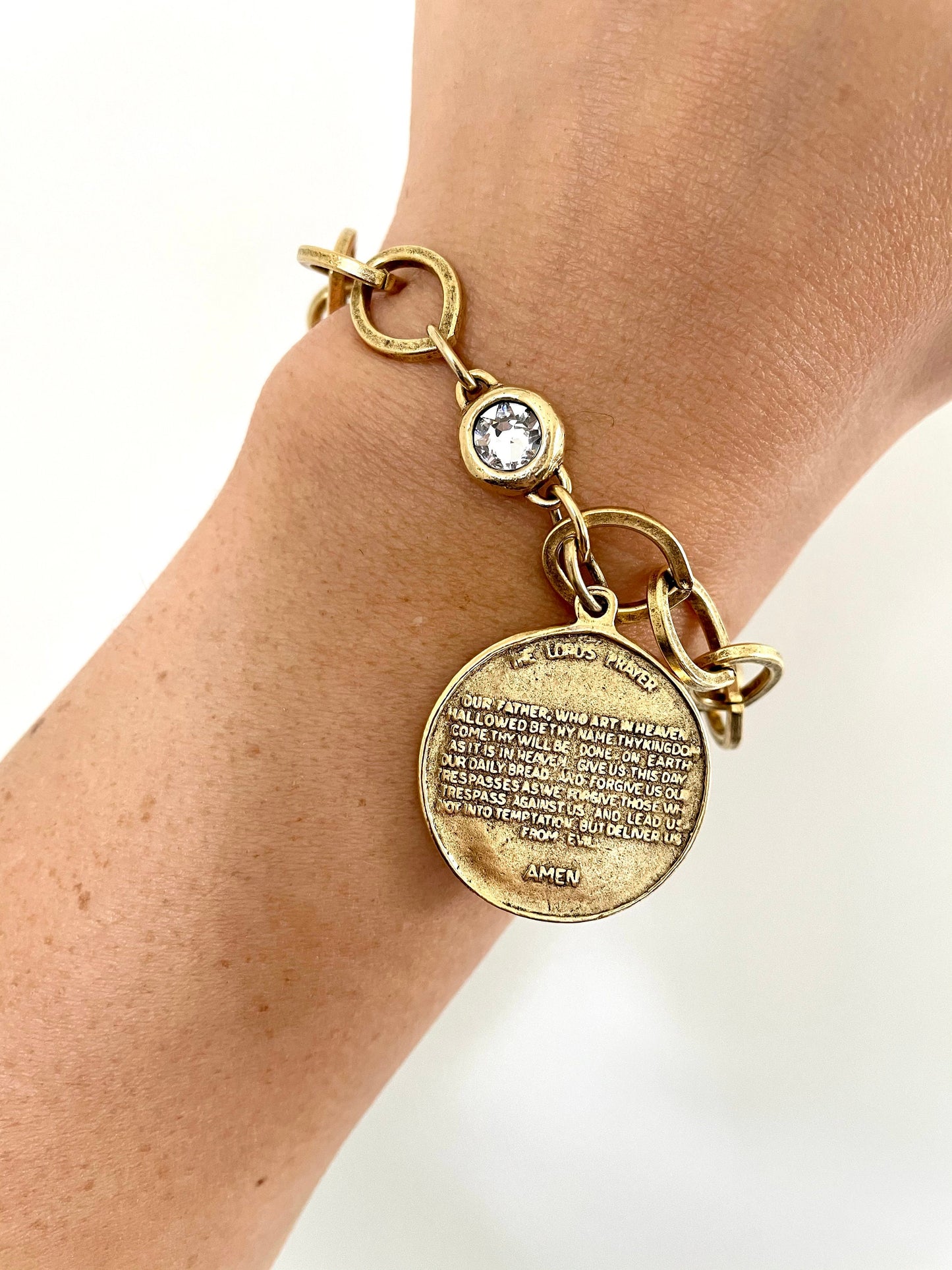 Lord’s Prayer charm bracelet