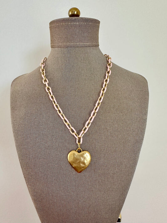 Layla Heart charm necklace