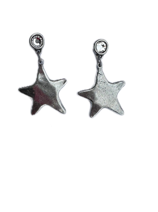 Silver Star earrings