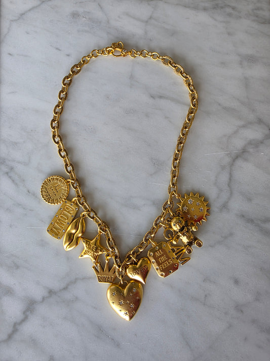 Good Vibes 12k Charm Necklace.